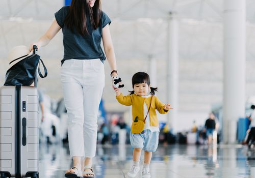 Prep for traveling with a toddler